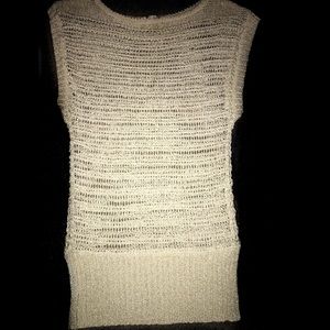 NWOT WD.NY SHORT SLEEVE GOLD SPARKLE SWEATER🌟⭐️